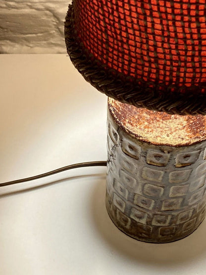 Lampe de table vintage française du céramiste Olivier Pettit, 1960