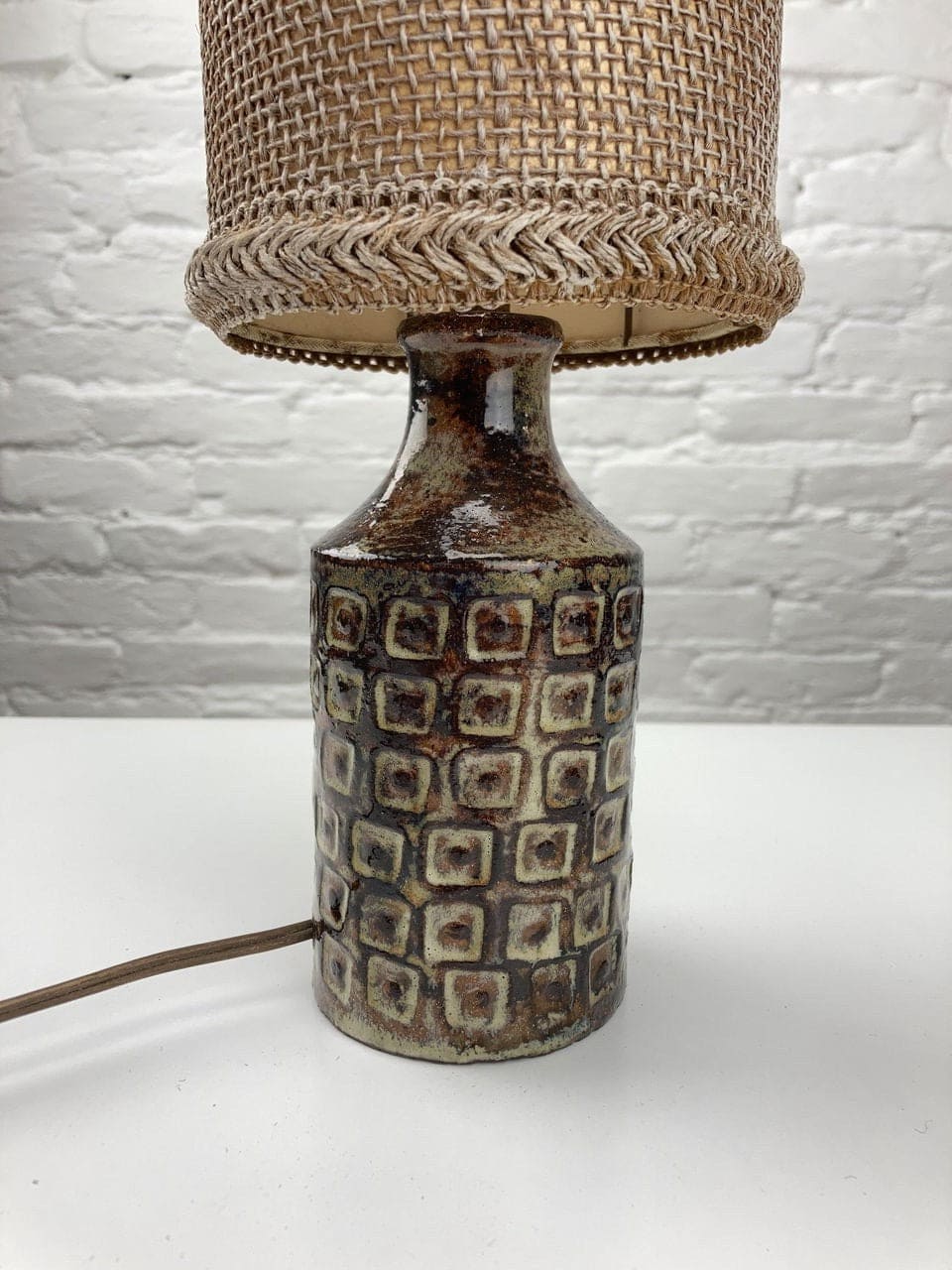 Lampe de table vintage française du céramiste Olivier Pettit, 1960