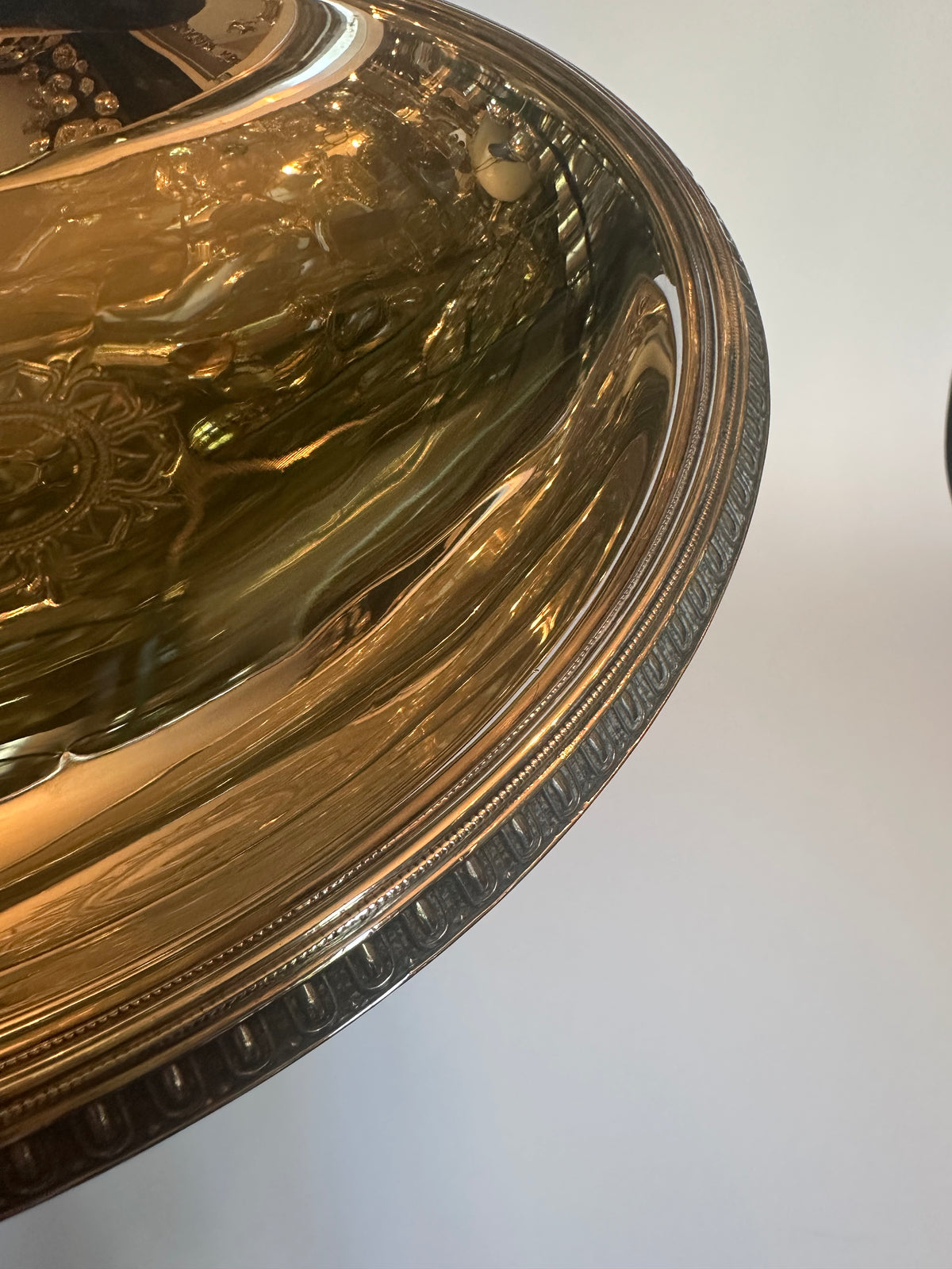 Bol rond vintage en argent modèle 18650A de Tiffany & Co. Relief classique