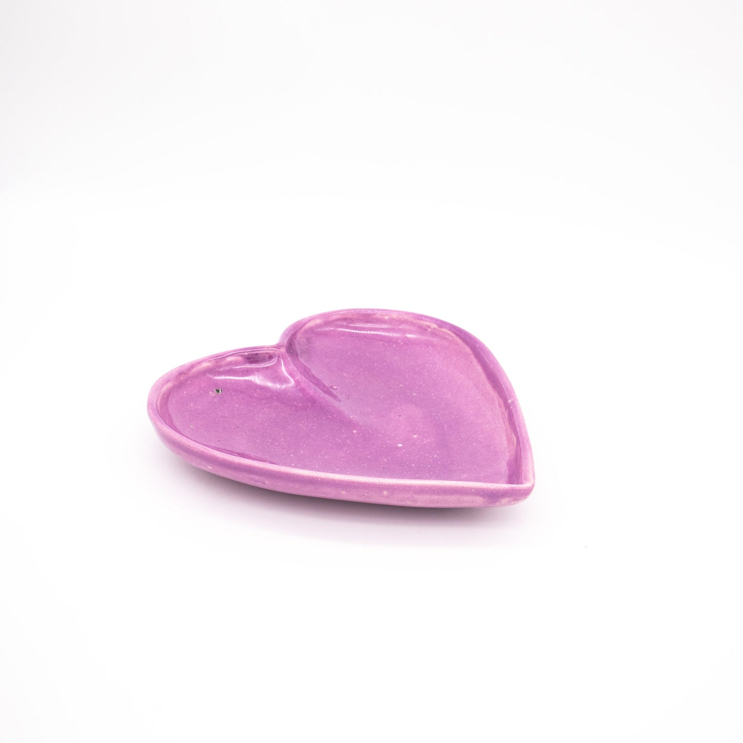 Vintage Schale in Herzform schwarz