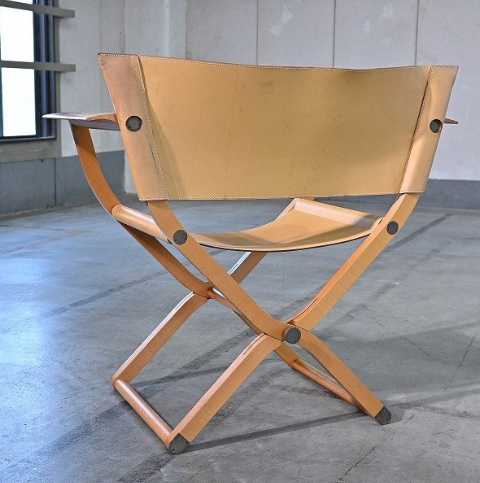Vintage folding chair “Pippa” by Rena Dumas Hermès