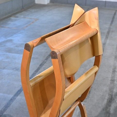 Vintage folding chair “Pippa” by Rena Dumas Hermès