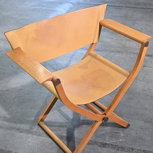 Vintage folding chair “Pippa” by Rena Dumas Hermès