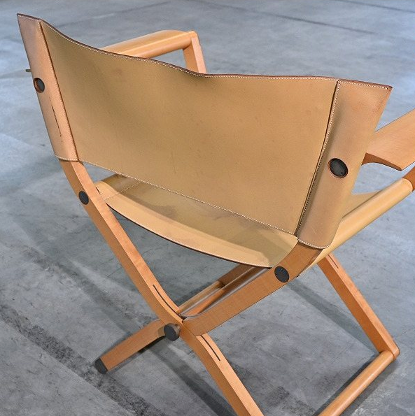 Vintage folding chair “Pippa” by Rena Dumas Hermès