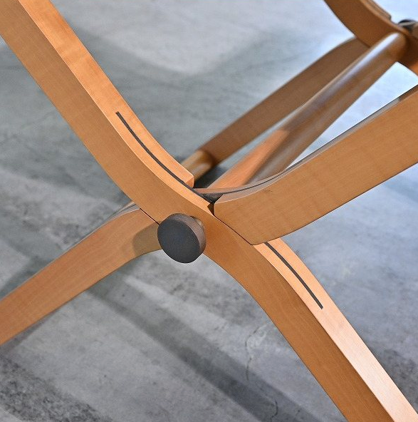 Vintage folding chair “Pippa” by Rena Dumas Hermès