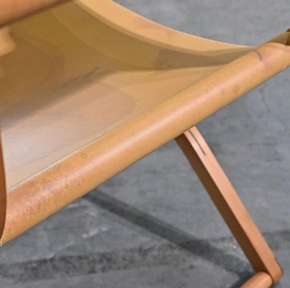 Vintage folding chair “Pippa” by Rena Dumas Hermès