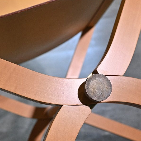 Vintage folding chair “Pippa” by Rena Dumas Hermès
