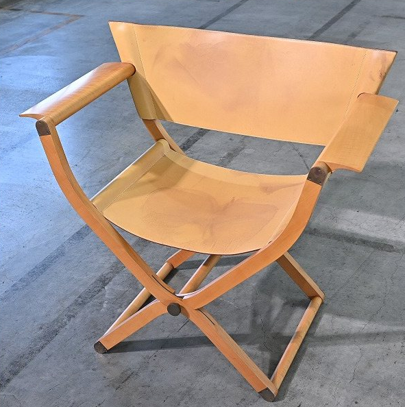 Vintage folding chair “Pippa” by Rena Dumas Hermès