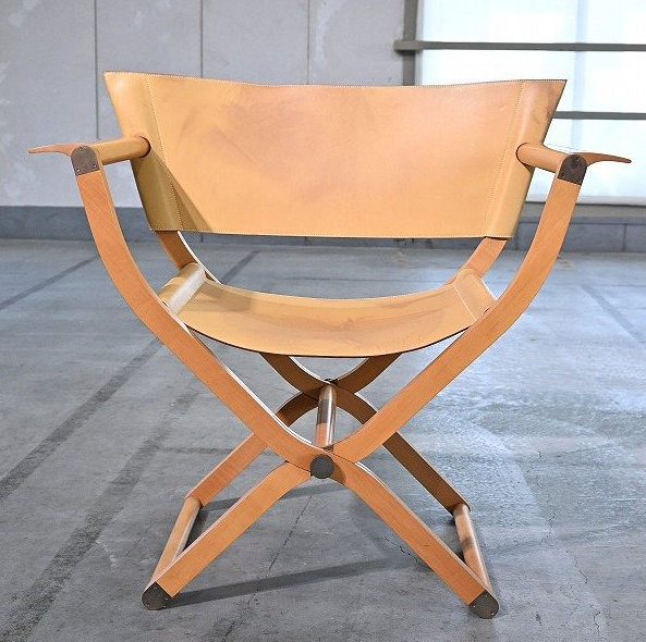 Vintage folding chair “Pippa” by Rena Dumas Hermès