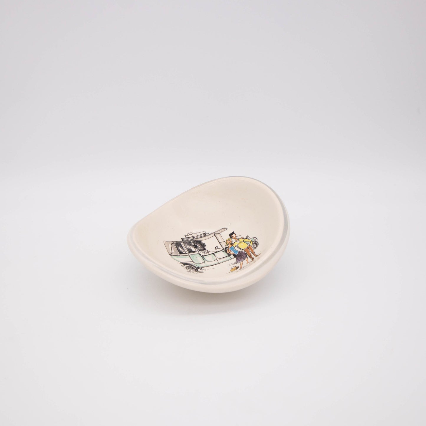 Vintage Keramikschälchen ø 13 cm, 1950er Jahre