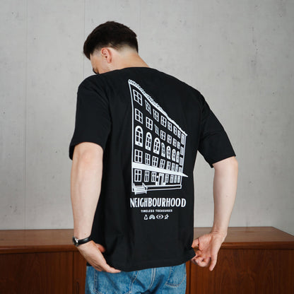 Vintage T-Shirt "Neighbourhood" Oversized von Stickmacher