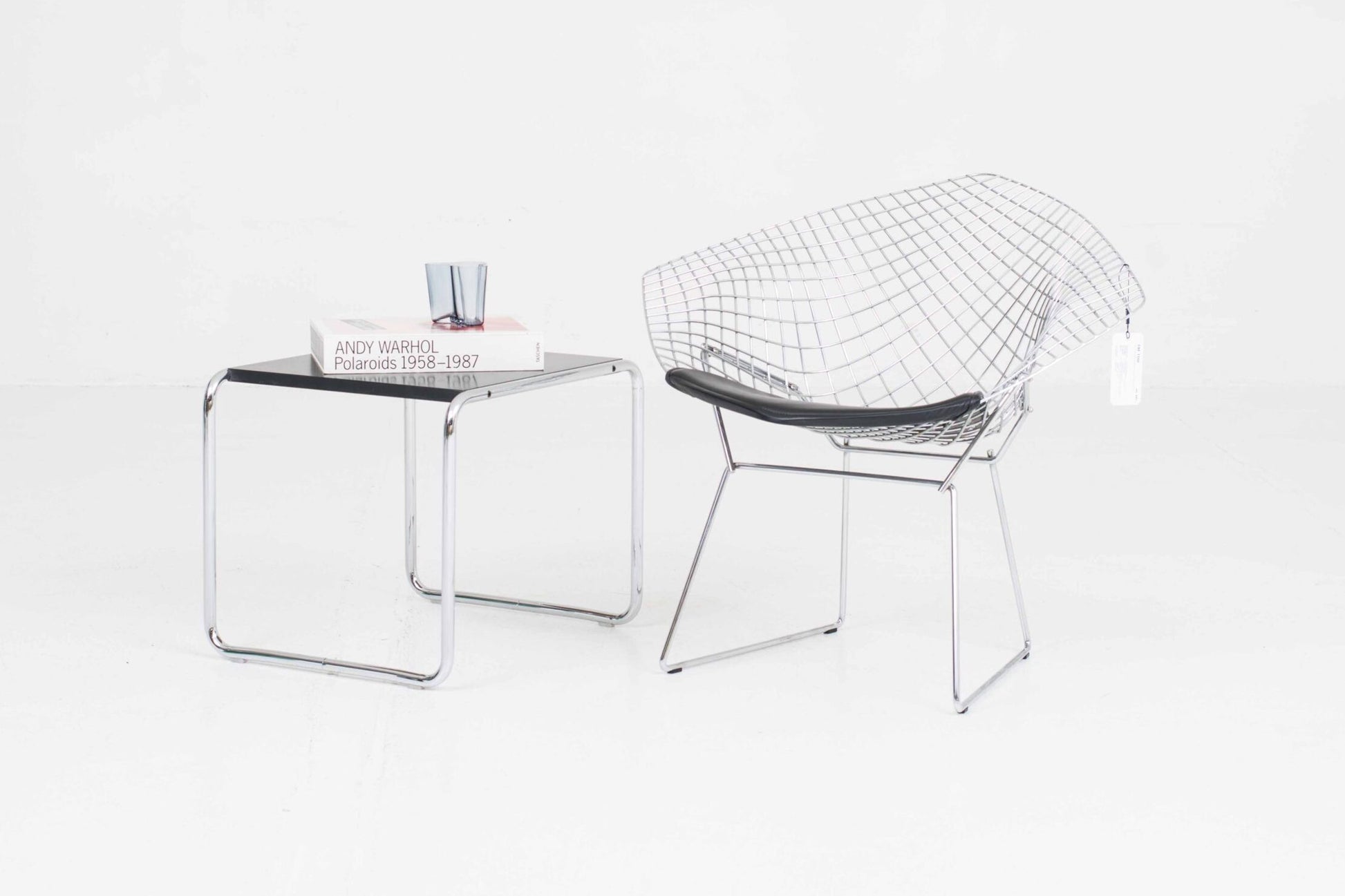 Vintage Tisch Laccio 1 von Marcel Breuer für Knoll schwarz