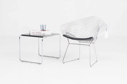 Vintage Tisch Laccio 1 von Marcel Breuer für Knoll schwarz
