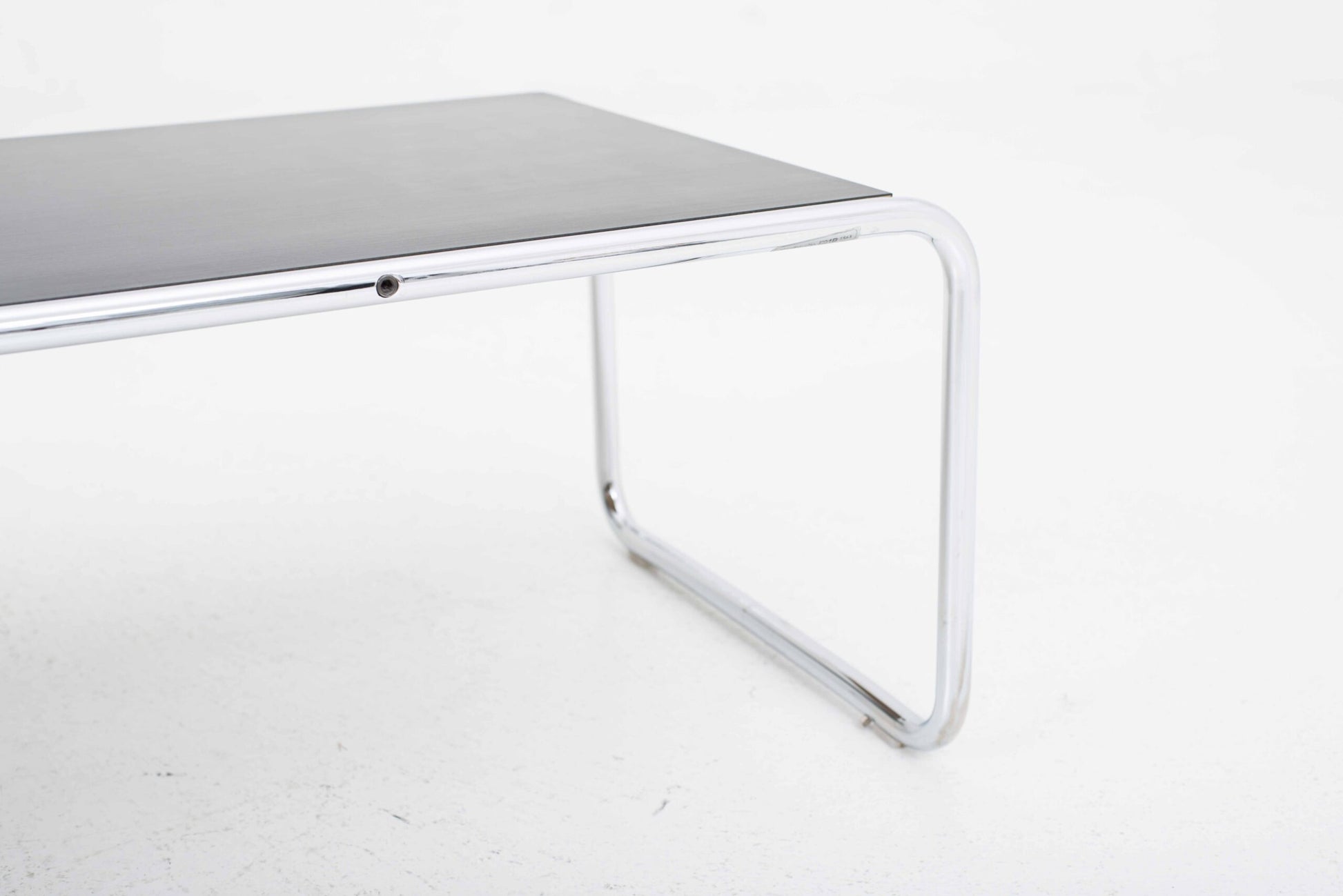 Vintage Couchtisch Laccio von Marcel Breuer für Knoll schwarz