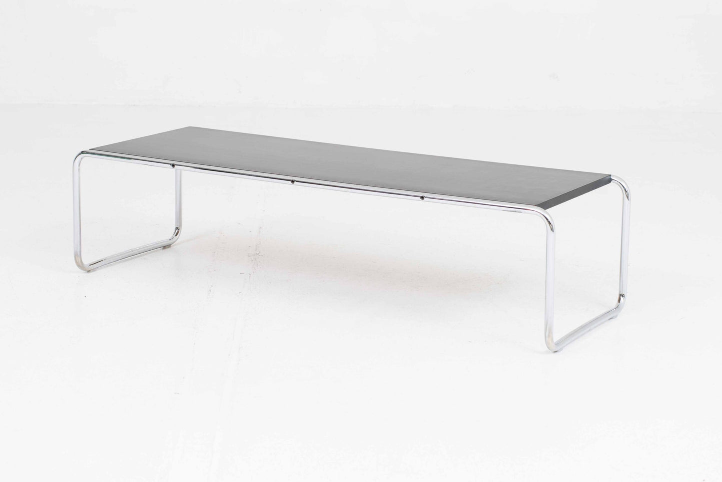 Vintage Couchtisch Laccio von Marcel Breuer für Knoll schwarz