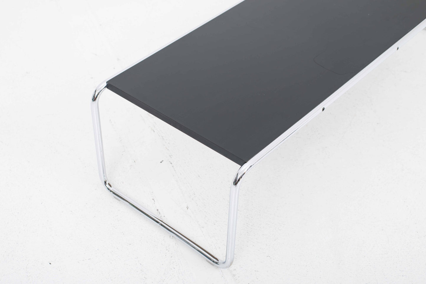 Vintage Couchtisch Laccio von Marcel Breuer für Knoll schwarz