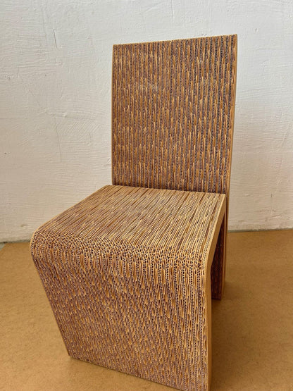 Chaise vintage Easy Edges de Frank O. Gehry pour Vitra marron