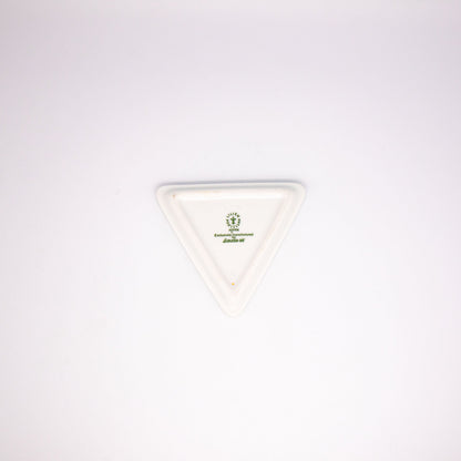 Vintage Schale Lauda Air von für Lilien Porzellan dreieckig gestuft