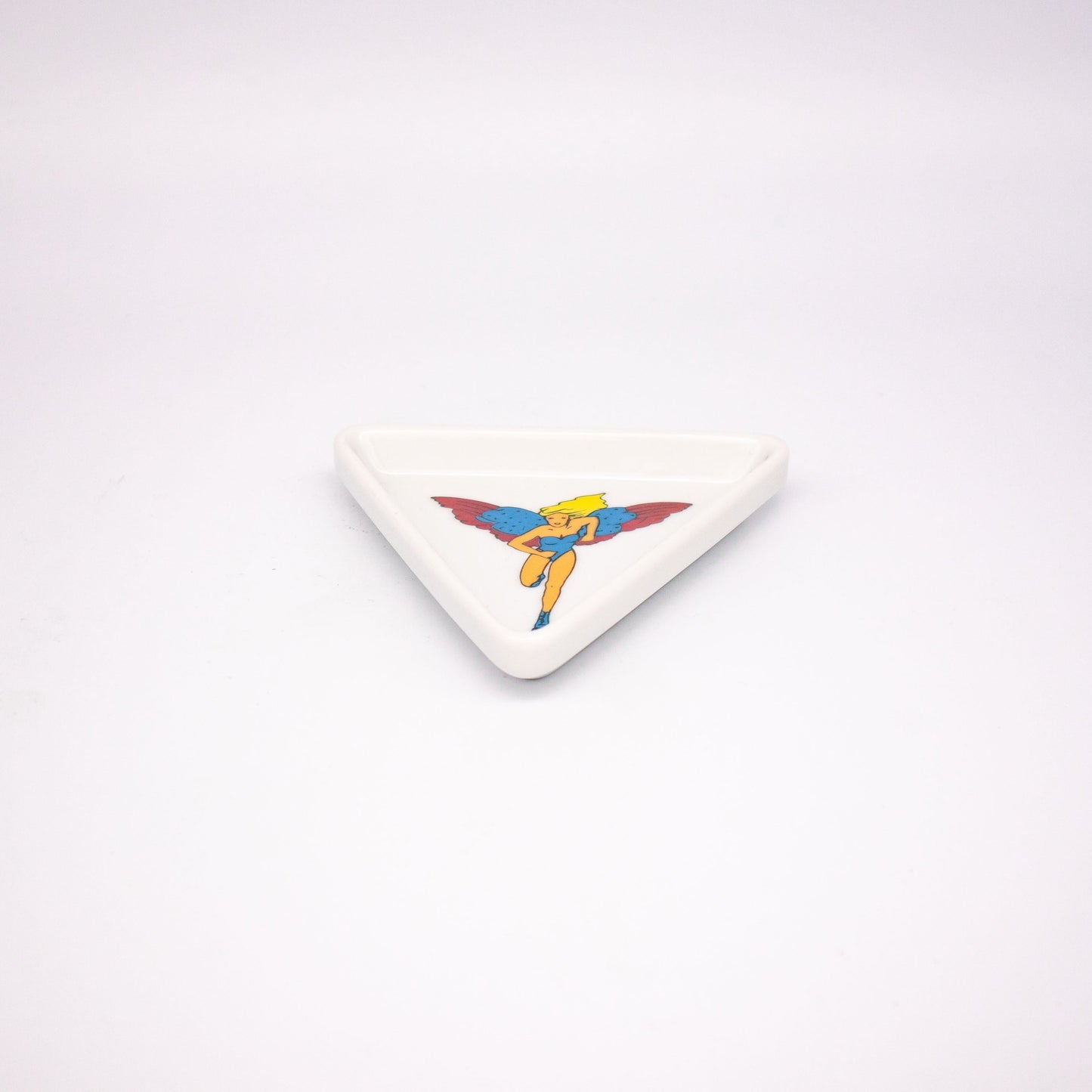 Vintage Schale Lauda Air von für Lilien Porzellan dreieckig gestuft