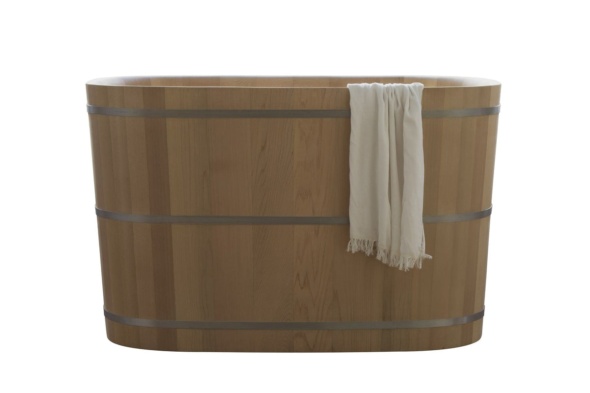 new cedar wood bathtub OFURO by MAOMI