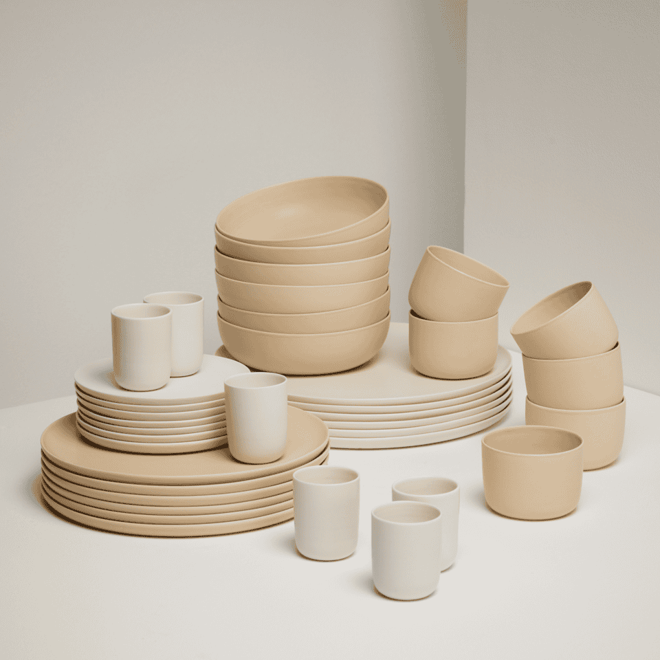 Vintage tableware KAYA by MAOMI set of 2