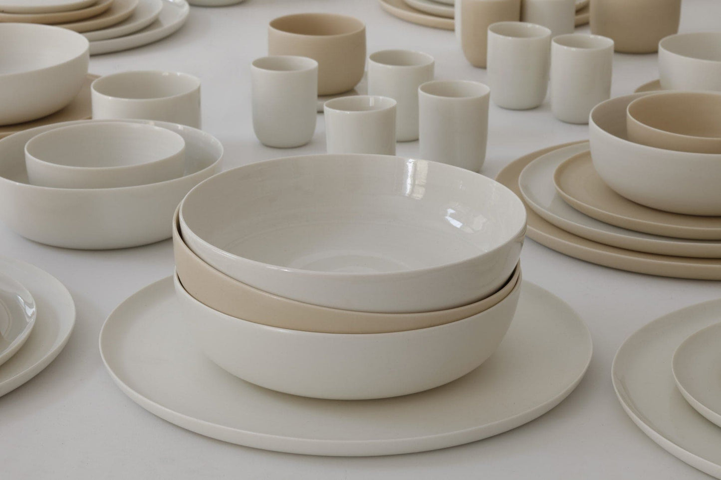 Vaisselle vintage KAYA Grand ensemble de 2 assiettes à dîner