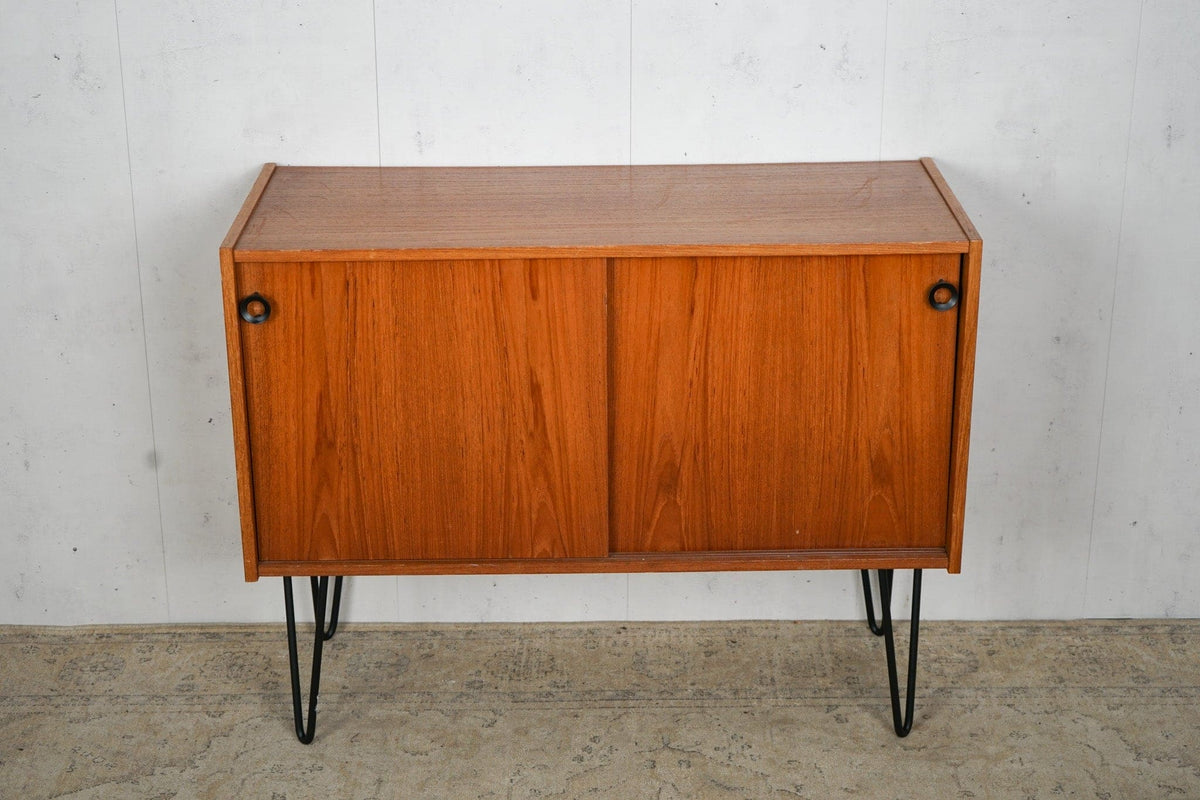 Vintage Anrichte Teak Dänisch 60er Mid Century Vintagebraun