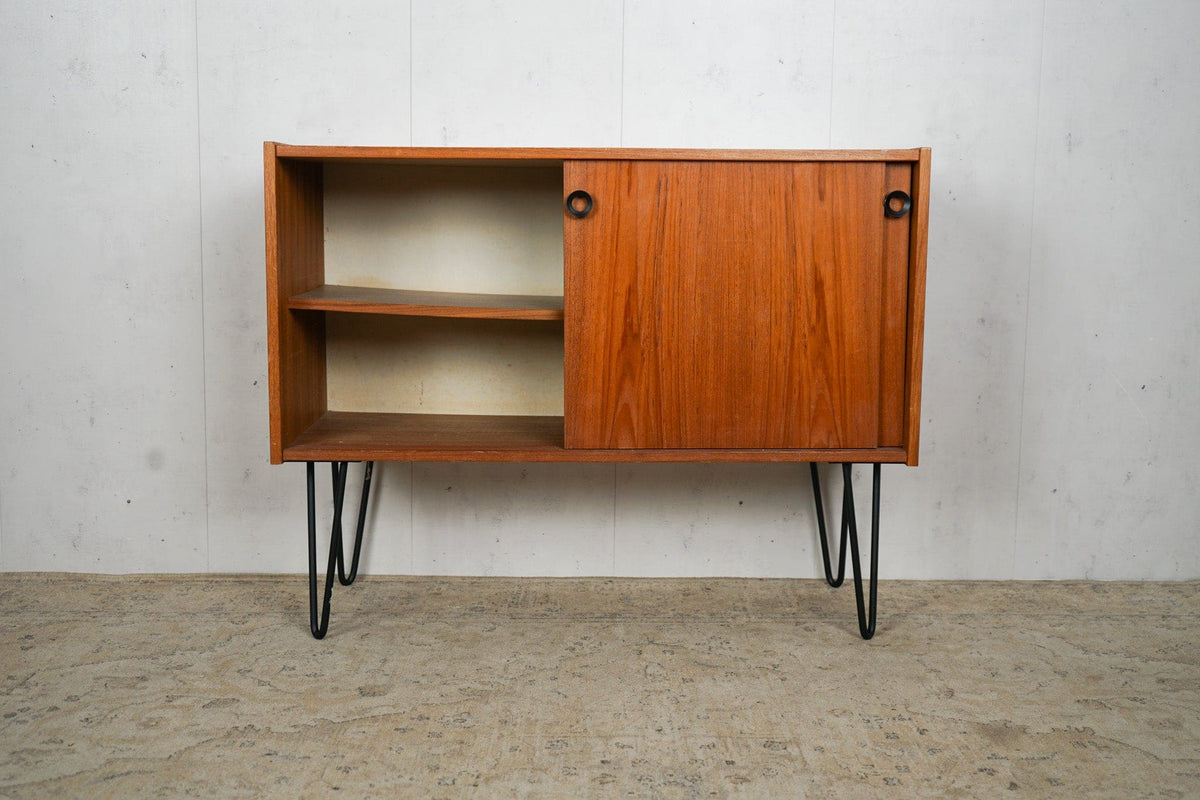 Vintage Anrichte Teak Dänisch 60er Mid Century Vintagebraun