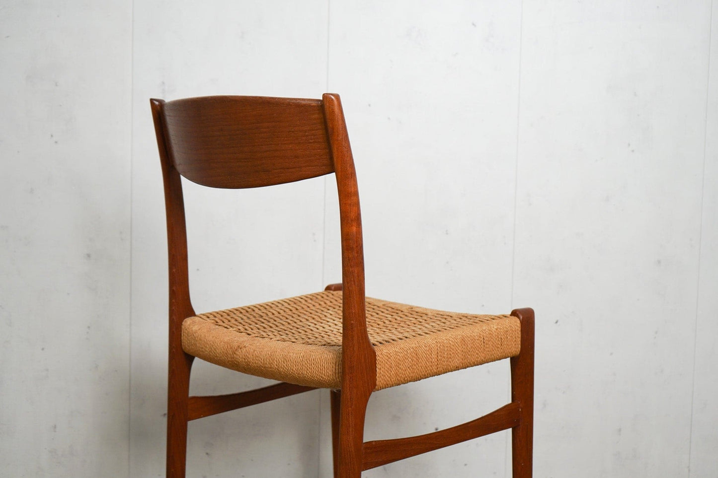 Chaise de salle à manger vintage en teck par Danish Design marron Mid Century Retro