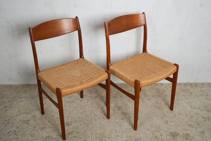 Chaise de salle à manger vintage en teck par Danish Design marron Mid Century Retro