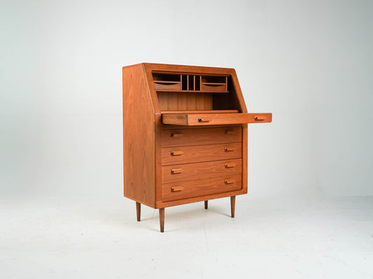 Vintage Teak Sekretär von Dyrlund