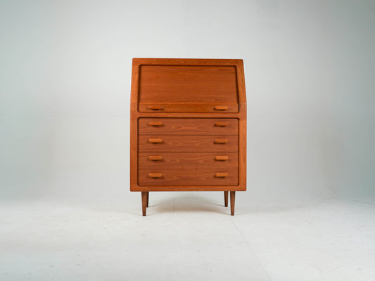 Vintage Teak Sekretär von Dyrlund