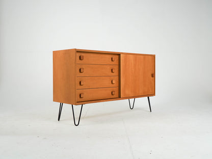 Vintage Sideboard Mid-Century 60er Jahre mit Metallbeinen