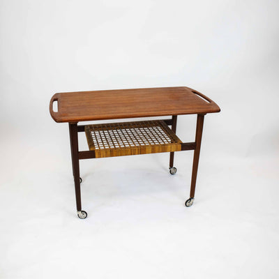 Teak serving trolley by Johannes Andersen