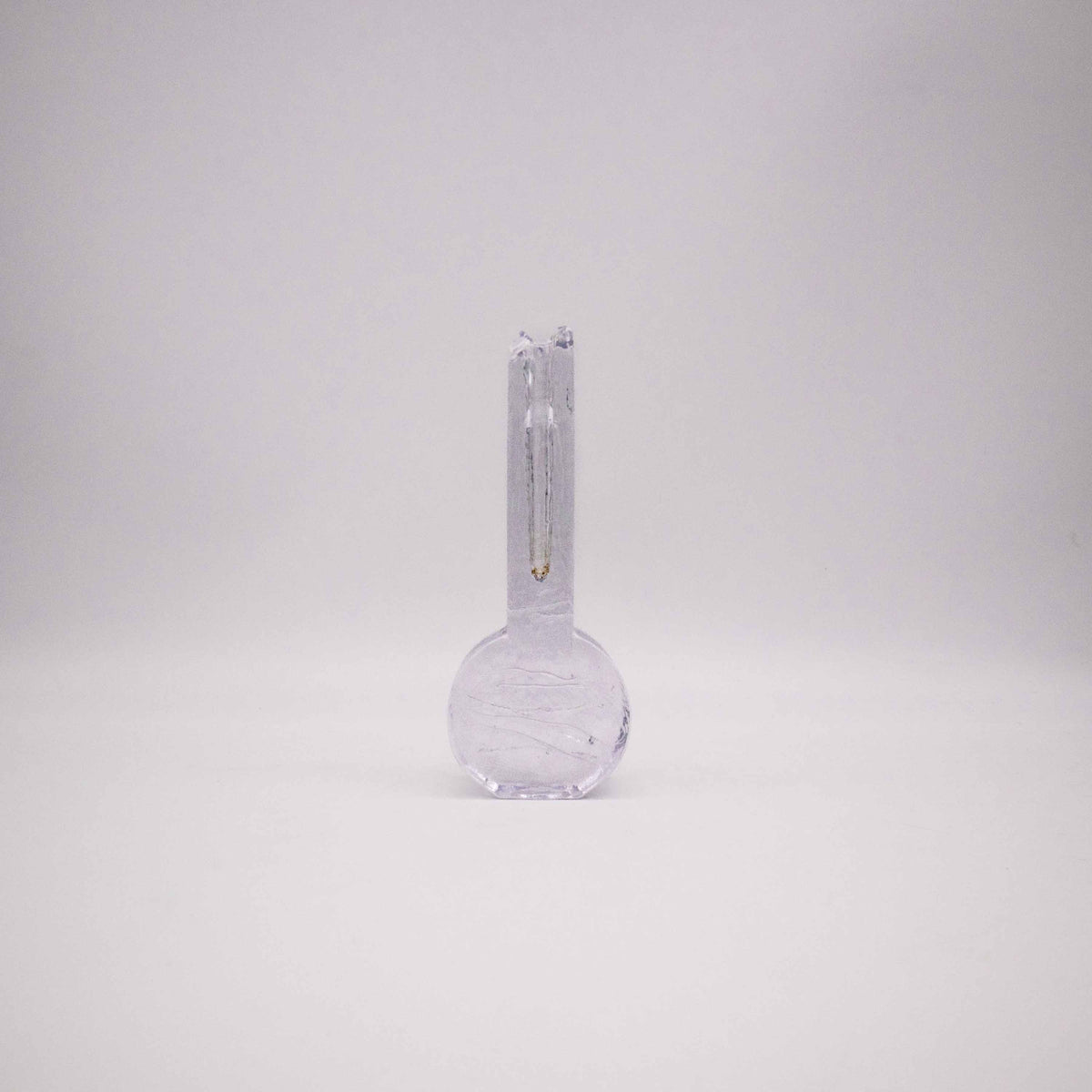 Vintage Mini Solifleurvase von Georgshütte, Eisglas
