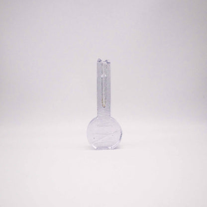 Vintage Mini Solifleurvase von Georgshütte, Eisglas