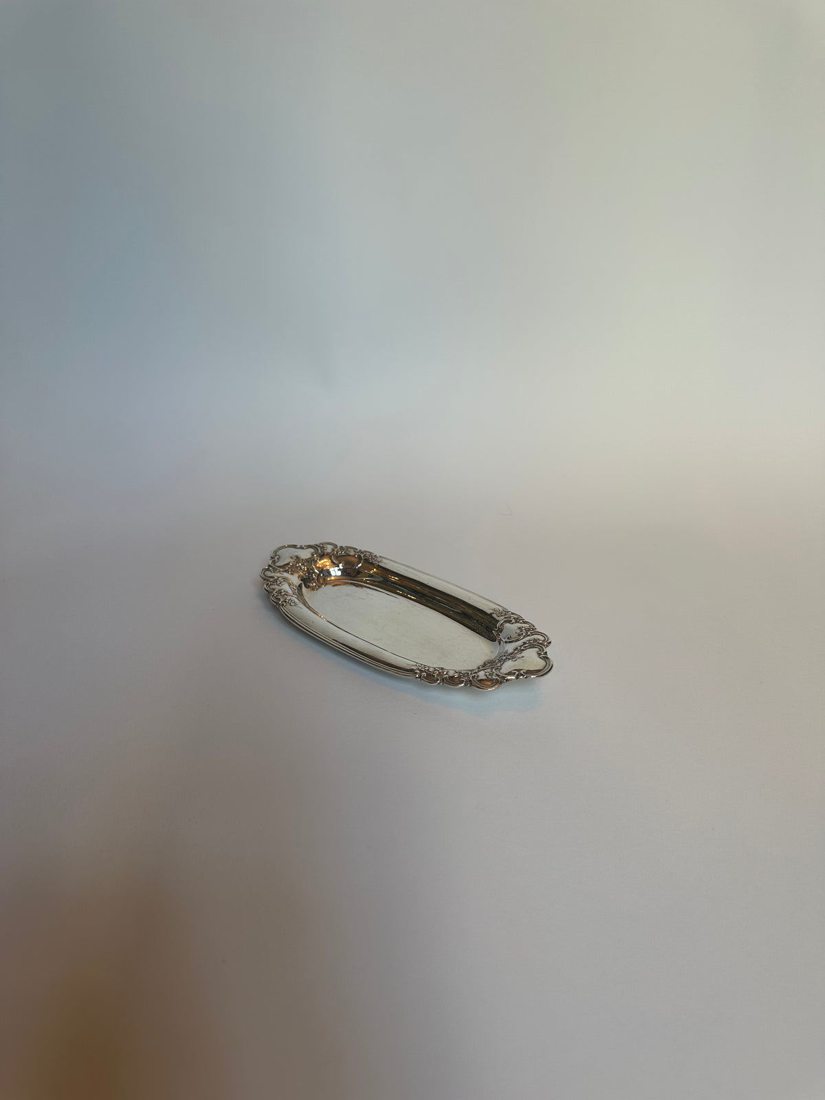 Bol ovale vintage en argent modèle 12792 de Tiffany & Co. de style néoclassique