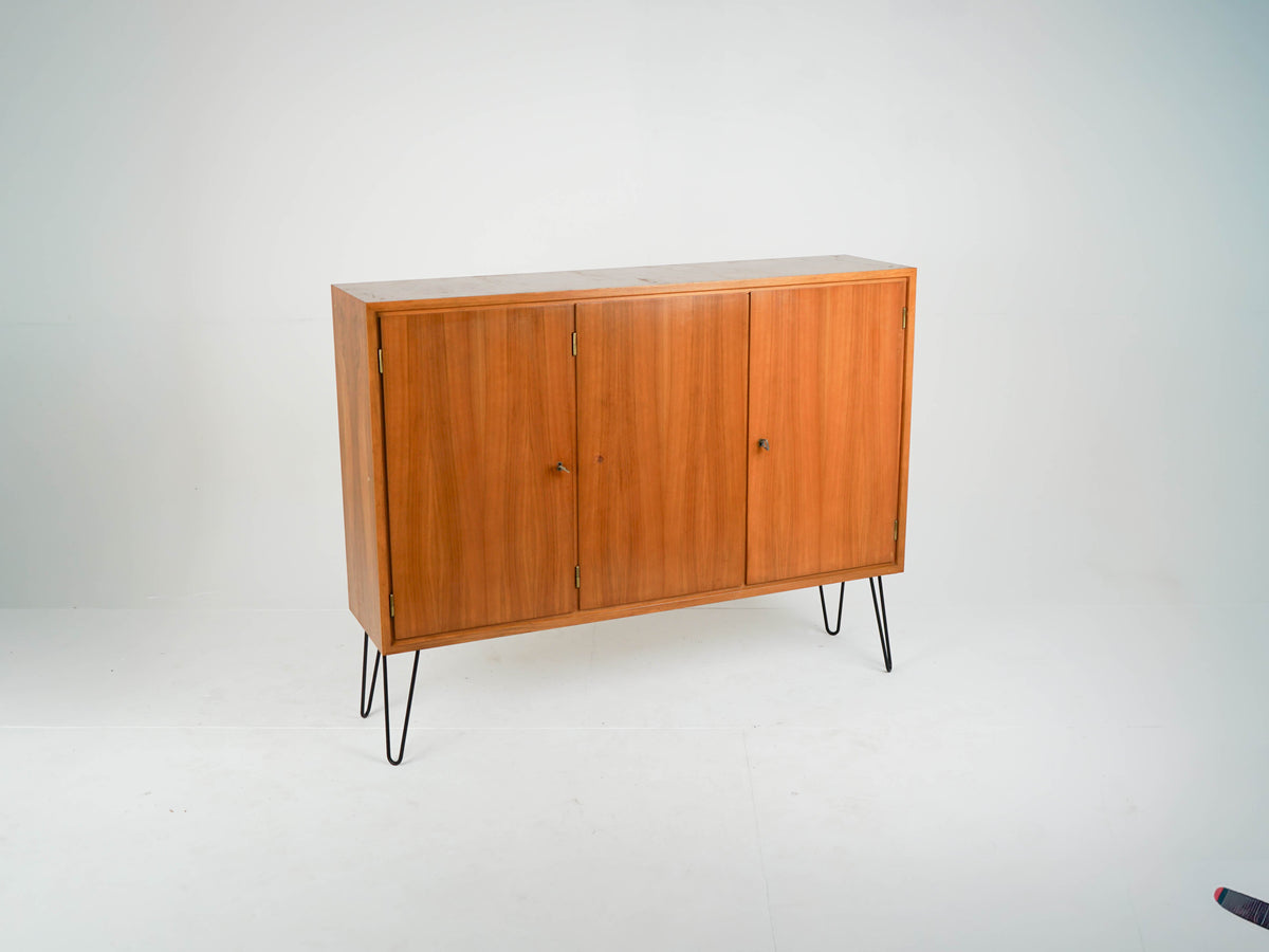 Vintage Highboard Bar aus Teak, Mid-Century Modern