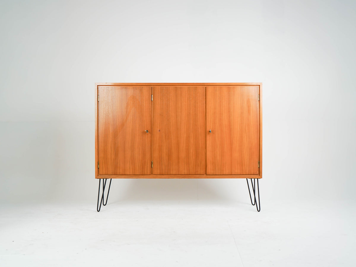 Vintage Highboard Bar aus Teak, Mid-Century Modern
