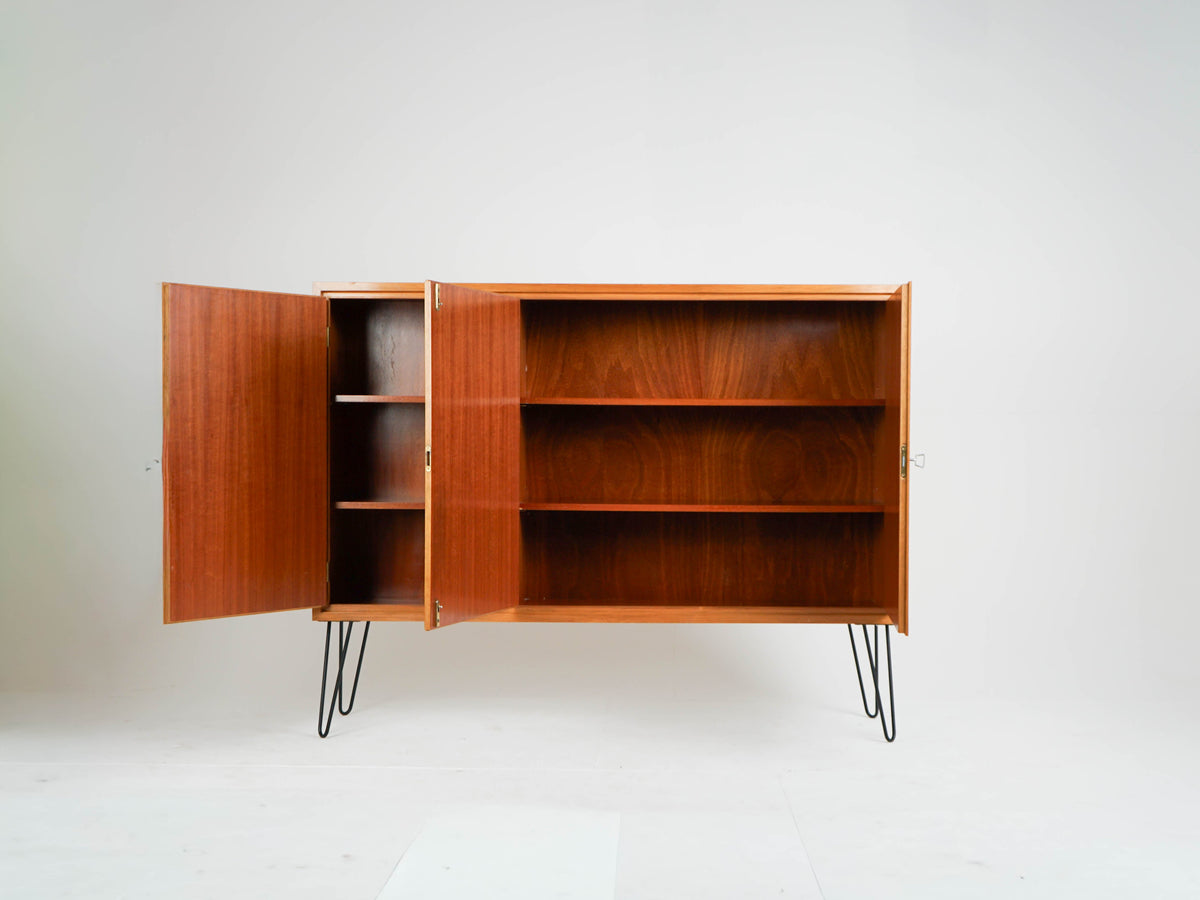 Vintage Highboard Bar aus Teak, Mid-Century Modern