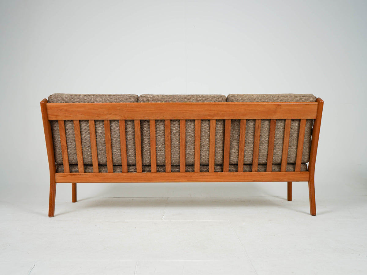 Vintage Teak Sofa "GE-265/3" von Hans Wegner für Getama