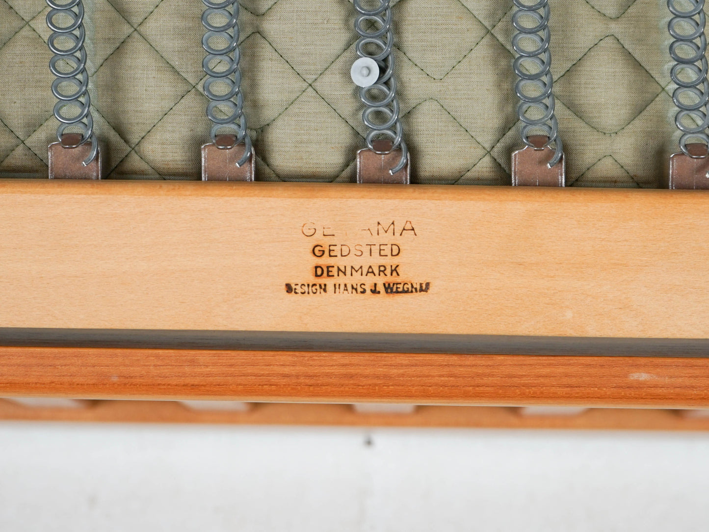Vintage Teak Sofa "GE-265/3" von Hans Wegner für Getama