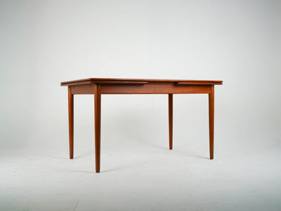 Table à Manger Vintage Extensible Teck Mid Century Modern