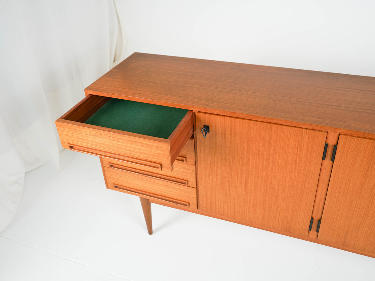 Vintage Teak Sideboard Mid-Century