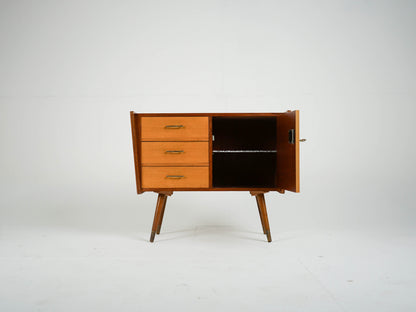 Vintage Teak Nachttisch Mid-Century