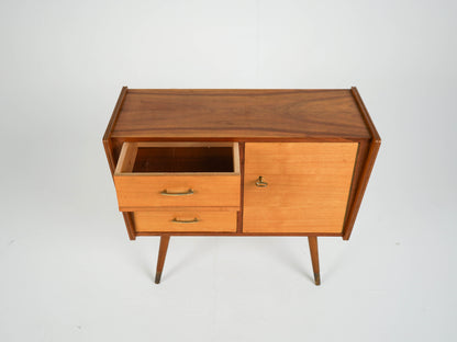 Vintage Teak Nachttisch Mid-Century
