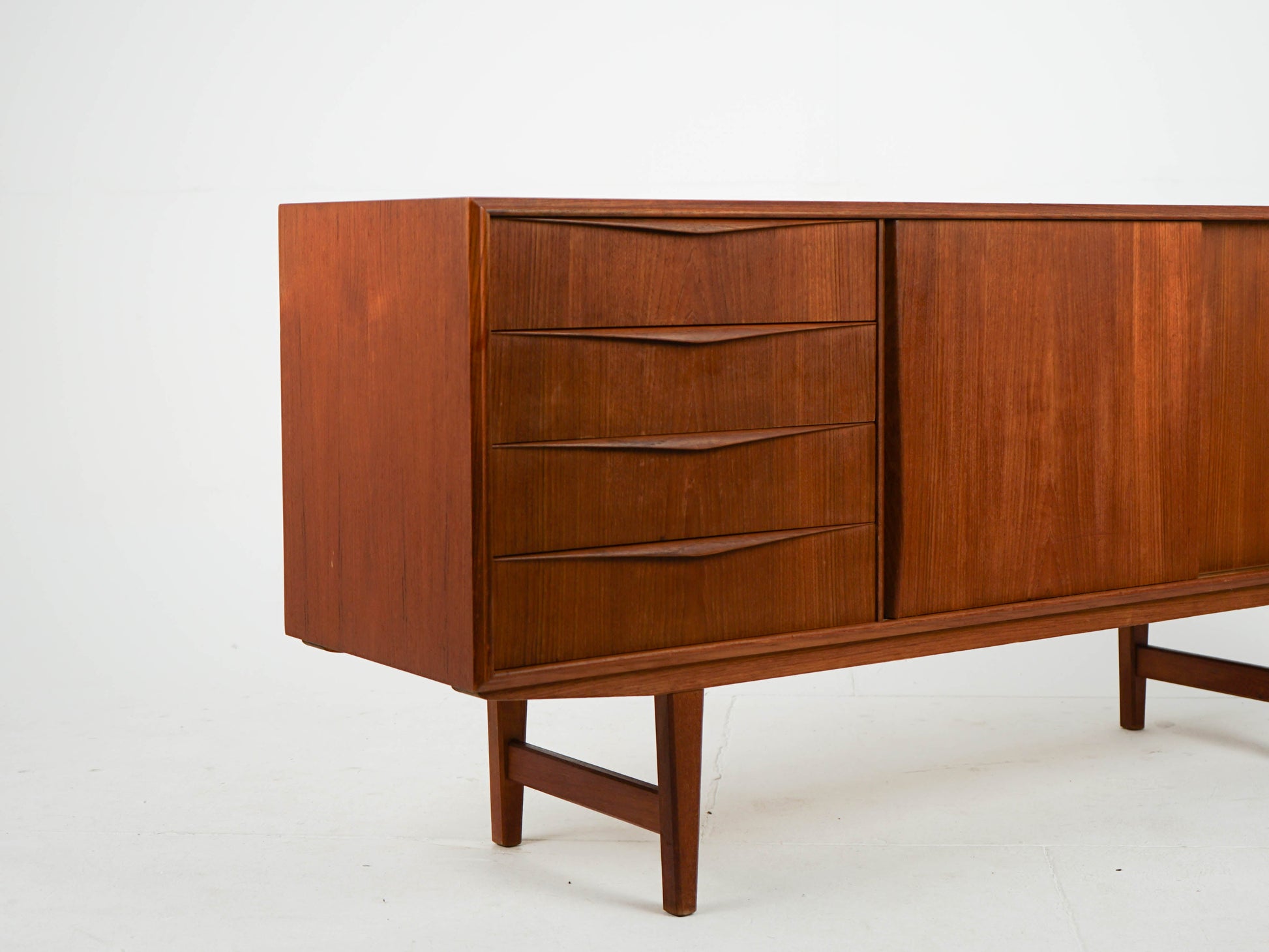 Vintage Teak Sideboard von Erling W. Bach