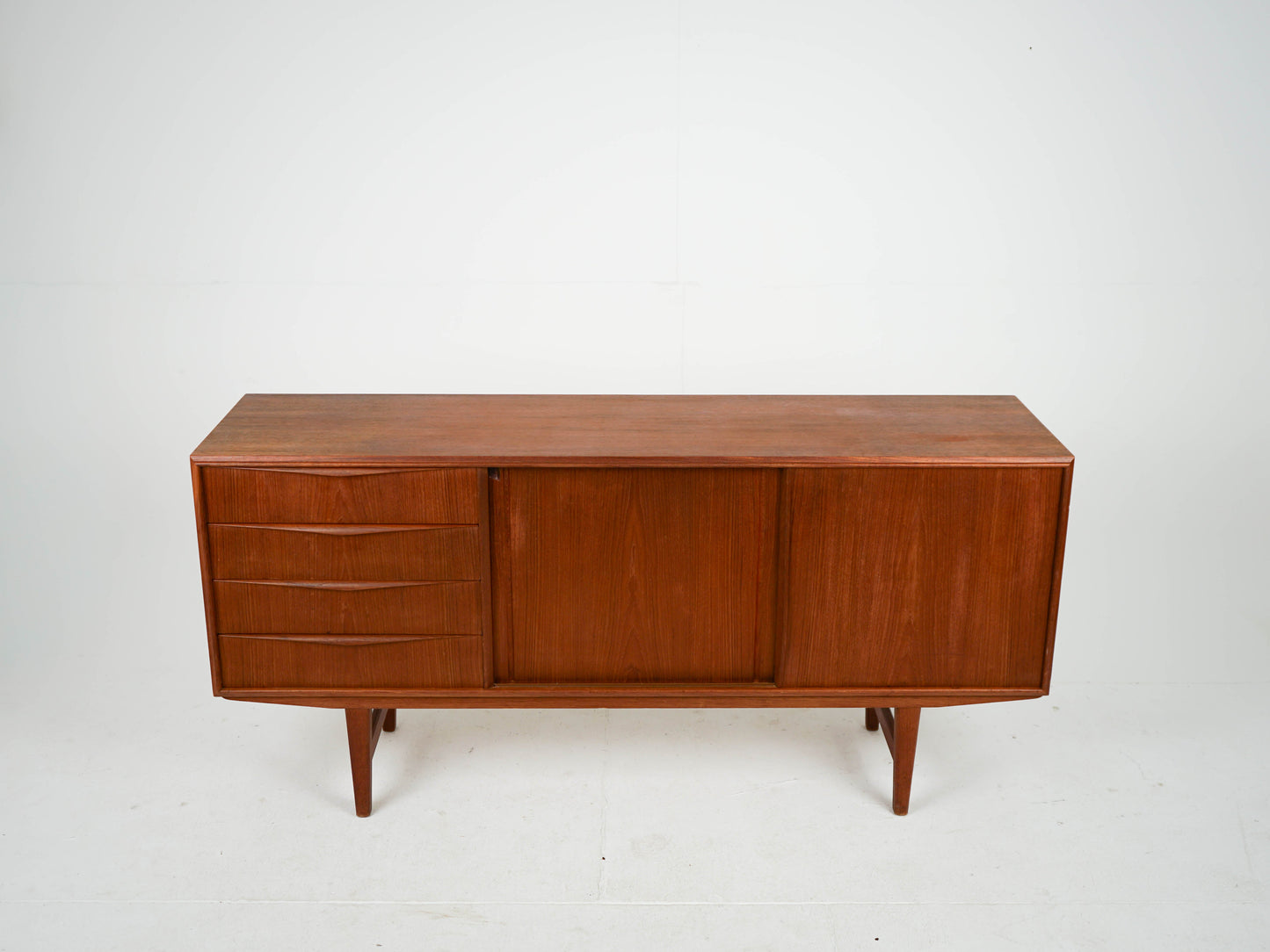 Vintage Teak Sideboard von Erling W. Bach