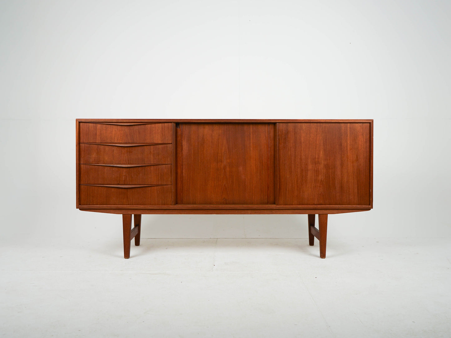 Vintage Teak Sideboard von Erling W. Bach
