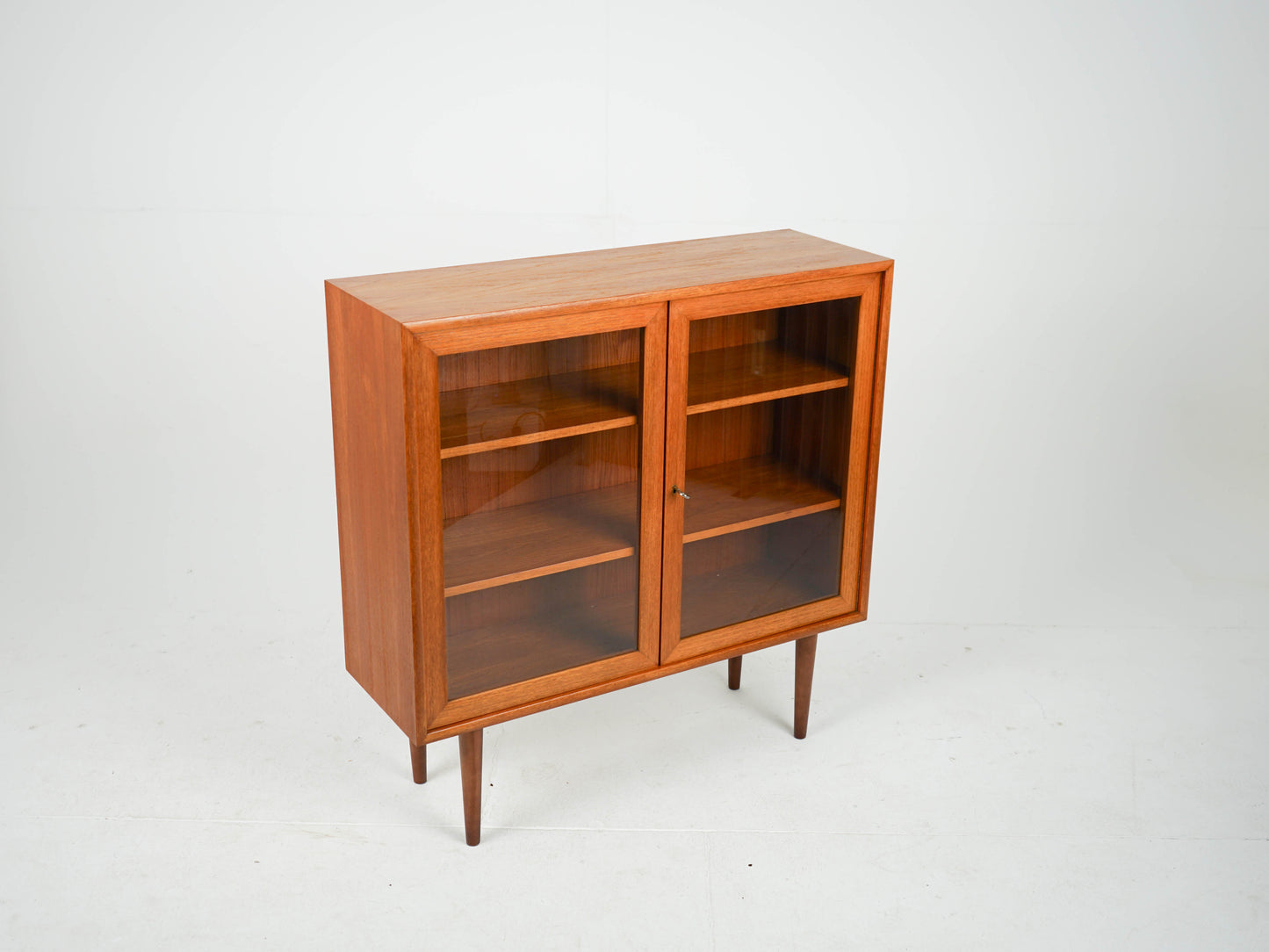 Vintage Teak Vitrine